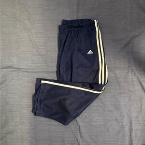 Adidas men’s Dark Blue Joggers with White Stripes